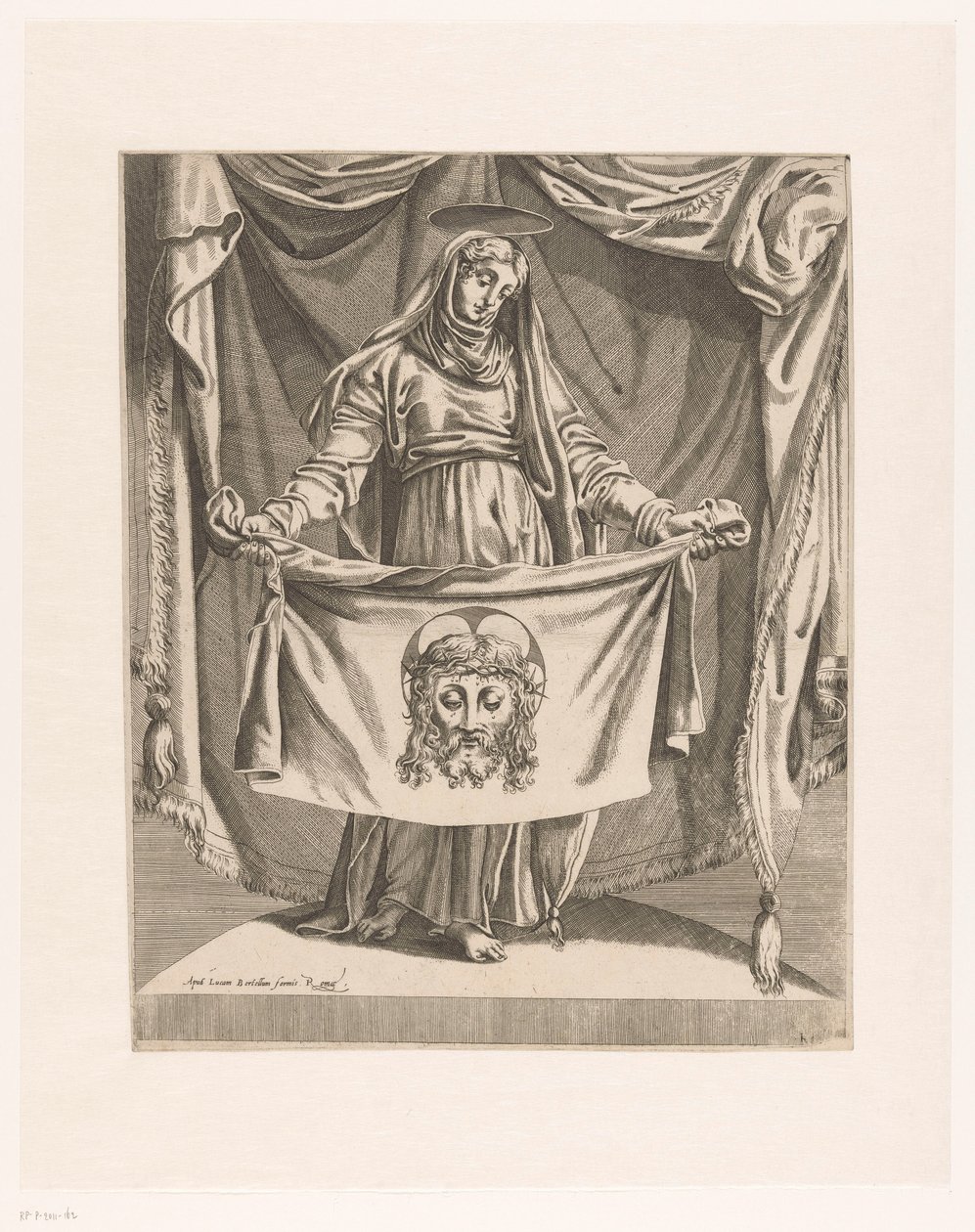Veronica z ściereczką potową autorstwa Orazio de Santis (attributed to)