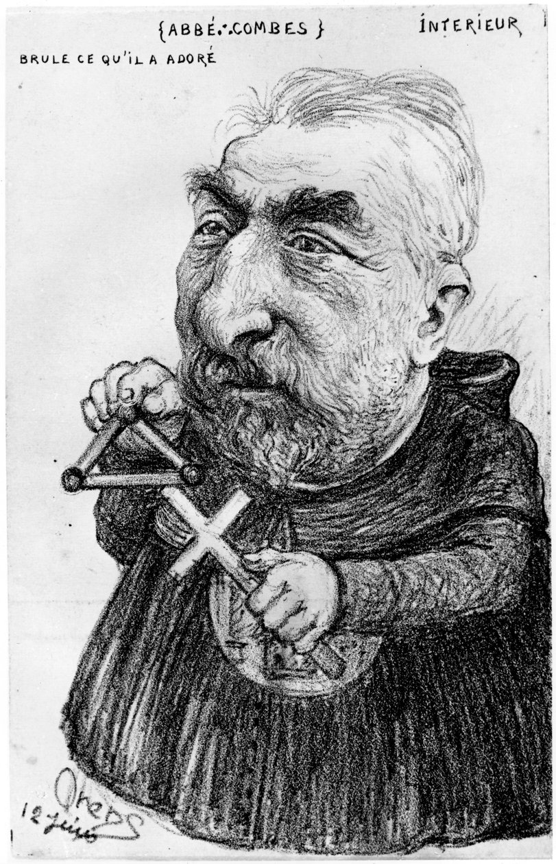 Emile Combes, polityk francuski, XX wiek. autorstwa Orens Denizard