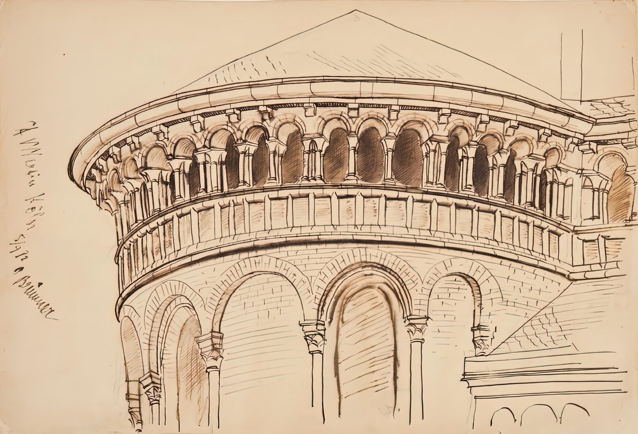 Św. Marcin, Kolonia, 1892. autorstwa Oscar Bluemner