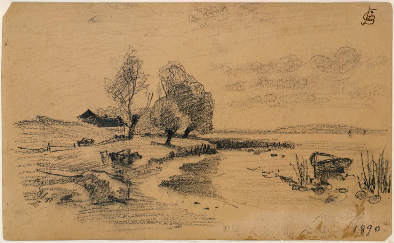 Bez tytułu, 1890. autorstwa Oscar Bluemner