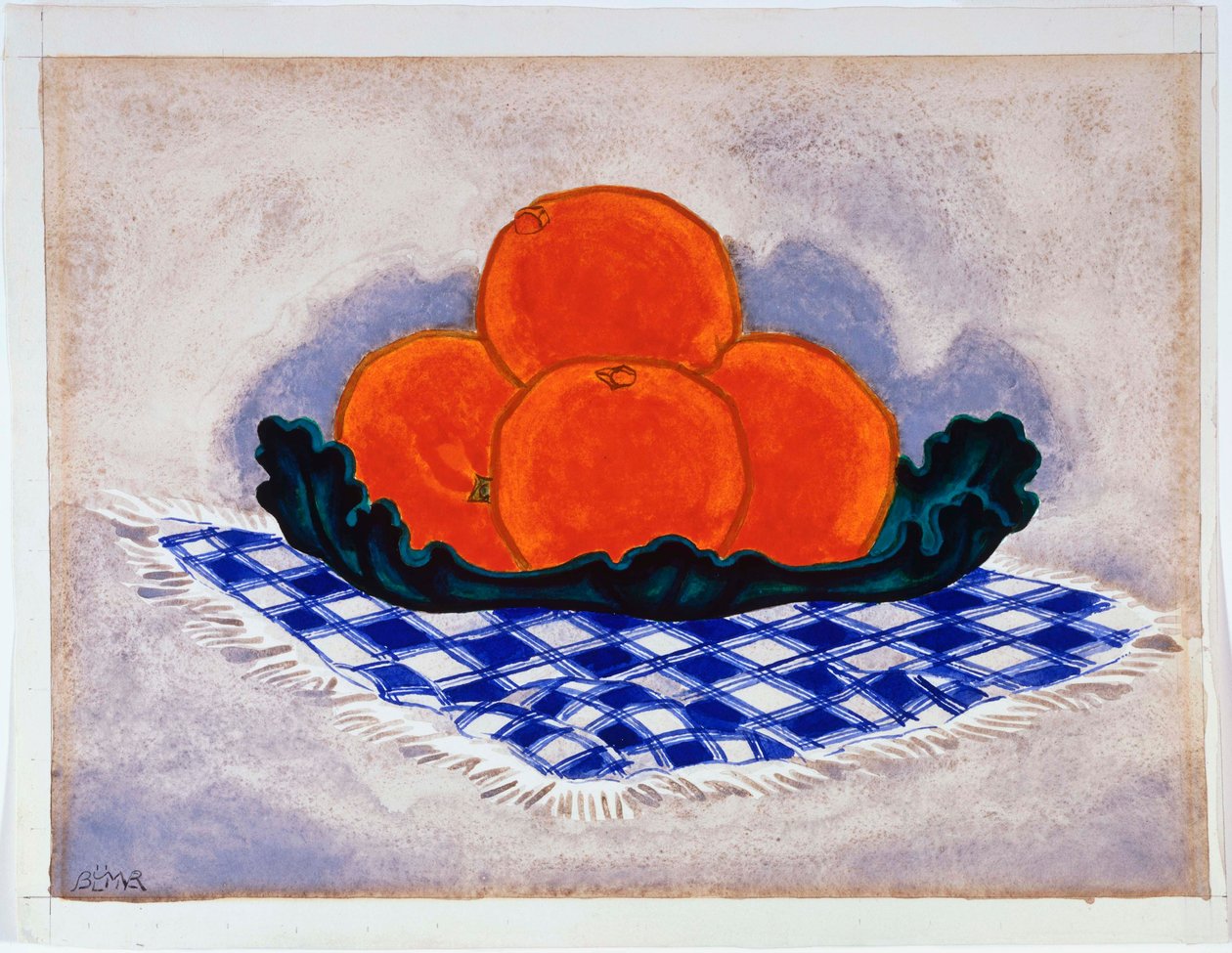 Pomarańcze autorstwa Oscar Florianus Bluemner