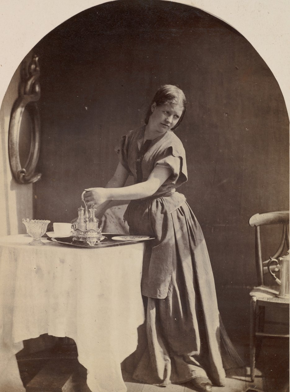Angielska moda na śniadanie, ok. godz. 1860. autorstwa Oscar Gustav Rejlander