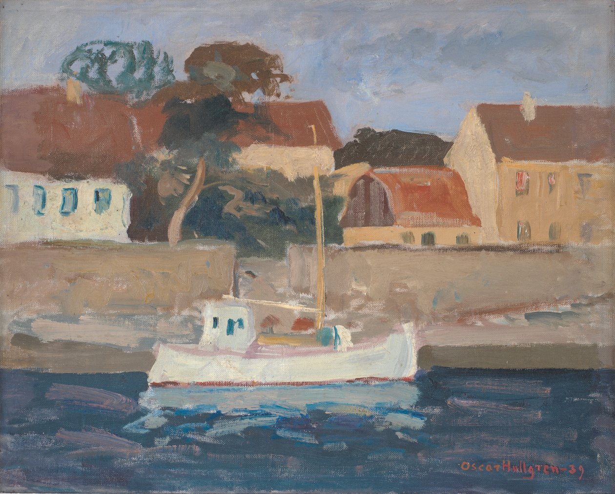 Noc, Christiansø autorstwa Oscar Hullgren