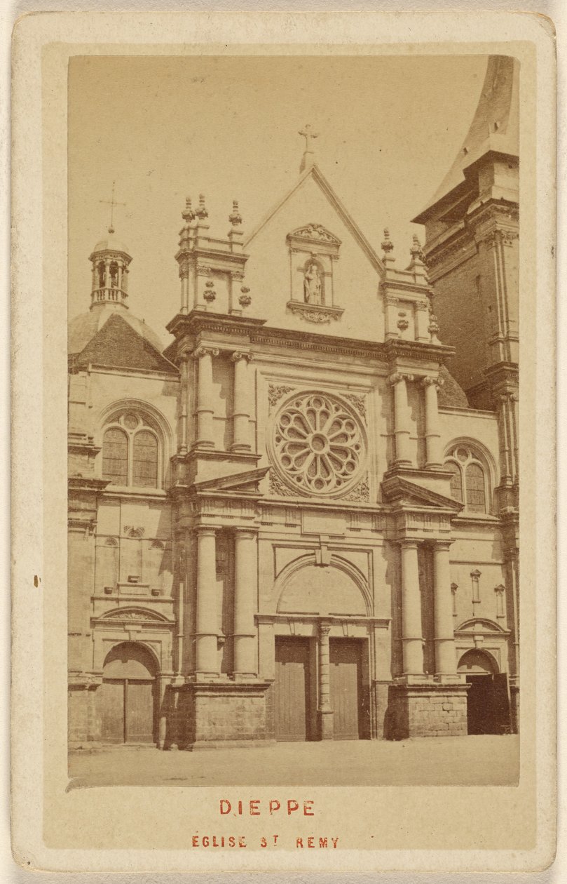 Dieppe. Eglise St. Remy. autorstwa Oscar Kramer