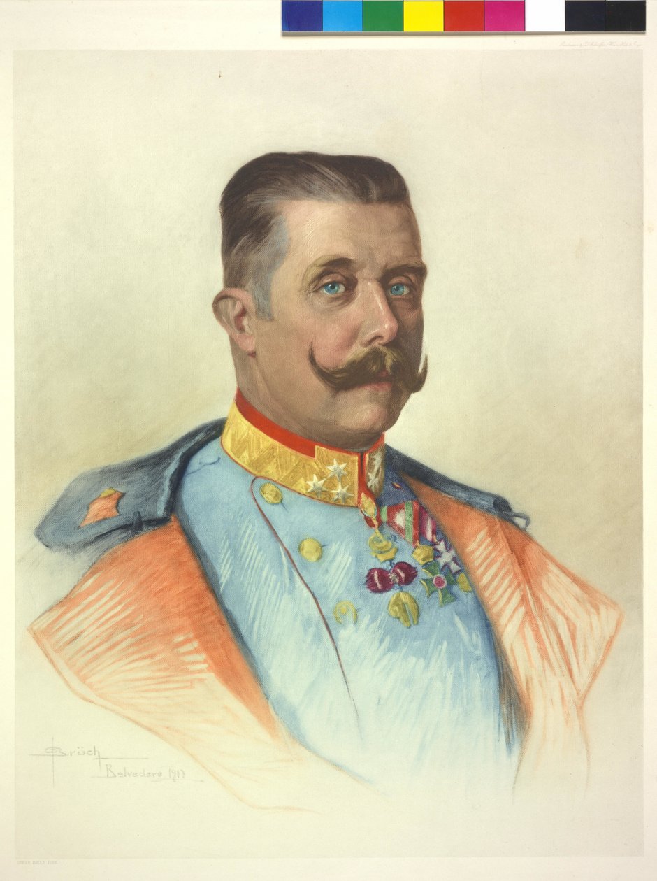 Arcyksiążę Austrii-Este Franciszek Ferdynand autorstwa Oskar Bruch