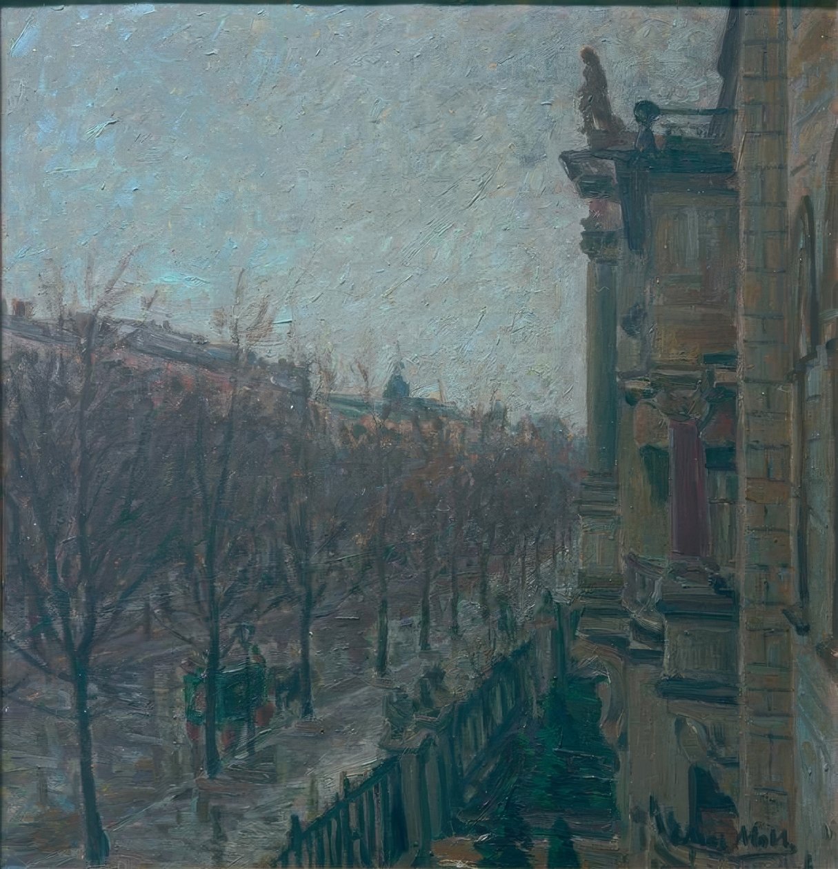 Kurfürstendamm autorstwa Oskar Moll