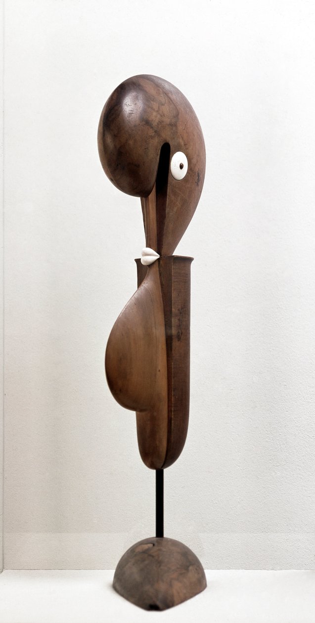 Groteskowa (rzeźba z drewna) autorstwa Oskar Schlemmer