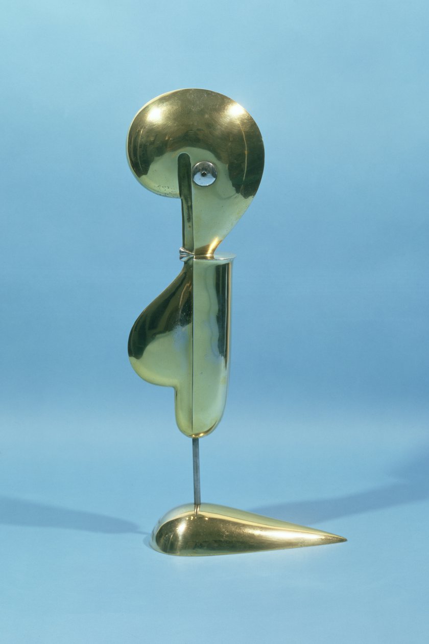 Groteskowa figura abstrakcyjna, 1923 (brąz) autorstwa Oskar Schlemmer