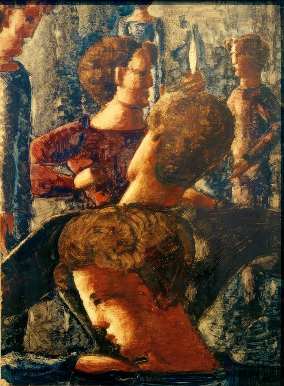 Heroiczna scena autorstwa Oskar Schlemmer