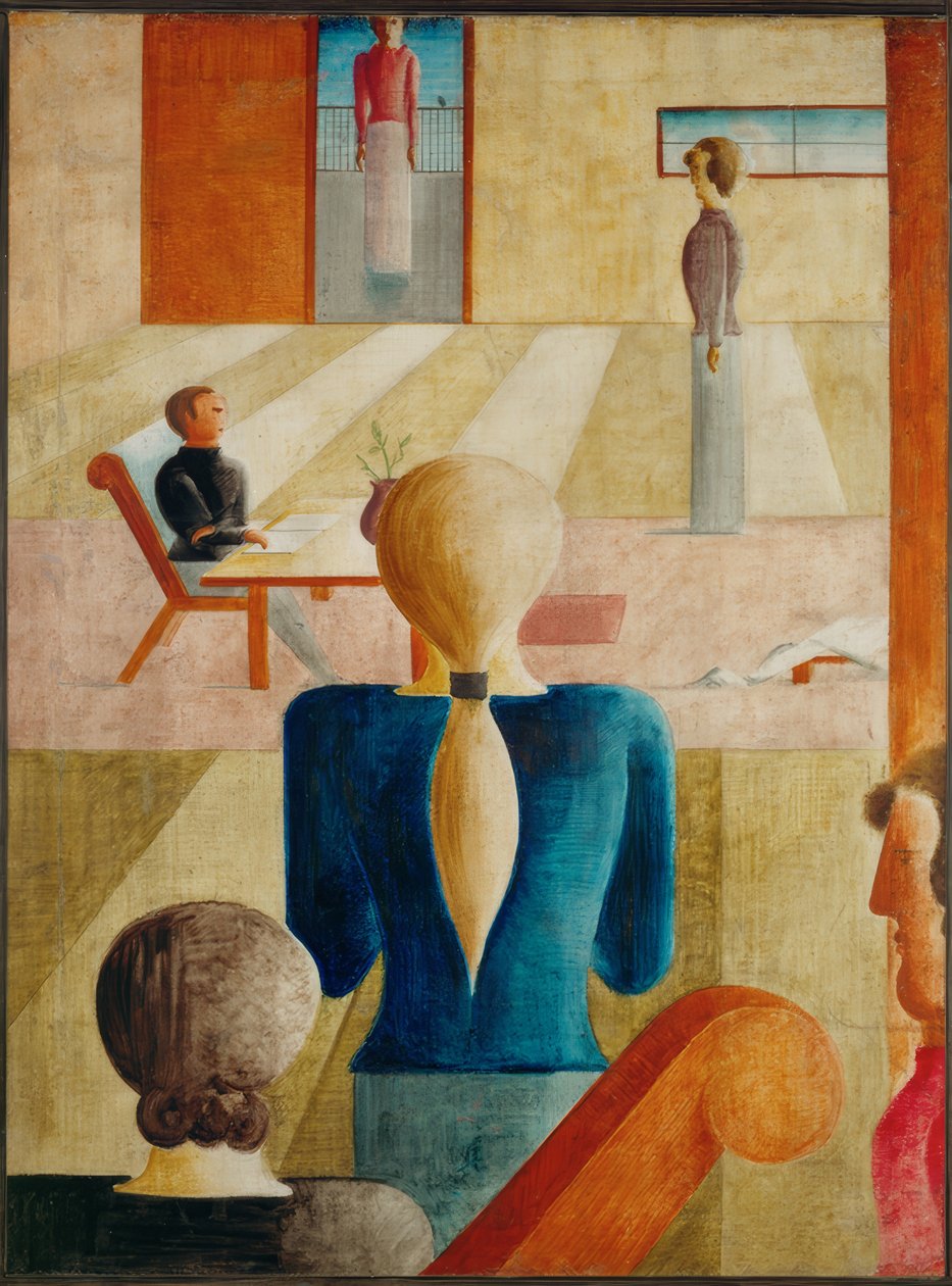 Oskar Schlemmer, Szkoła dla kobiet / 1930 autorstwa Oskar Schlemmer