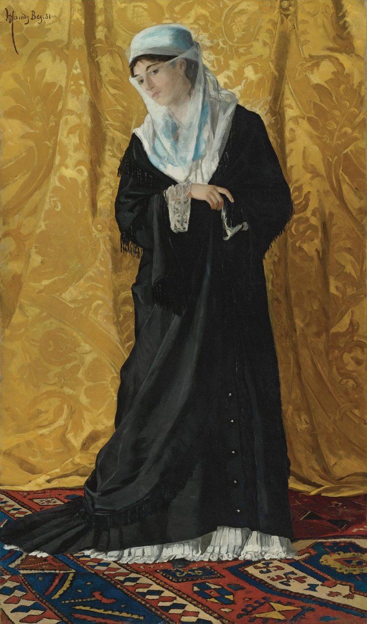 Pani Konstantynopola autorstwa Osman Hamdi Bey