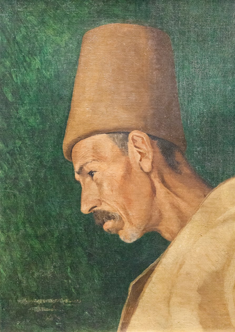 Kökenoglu Riza Efendi autorstwa Osman Hamdi Bey