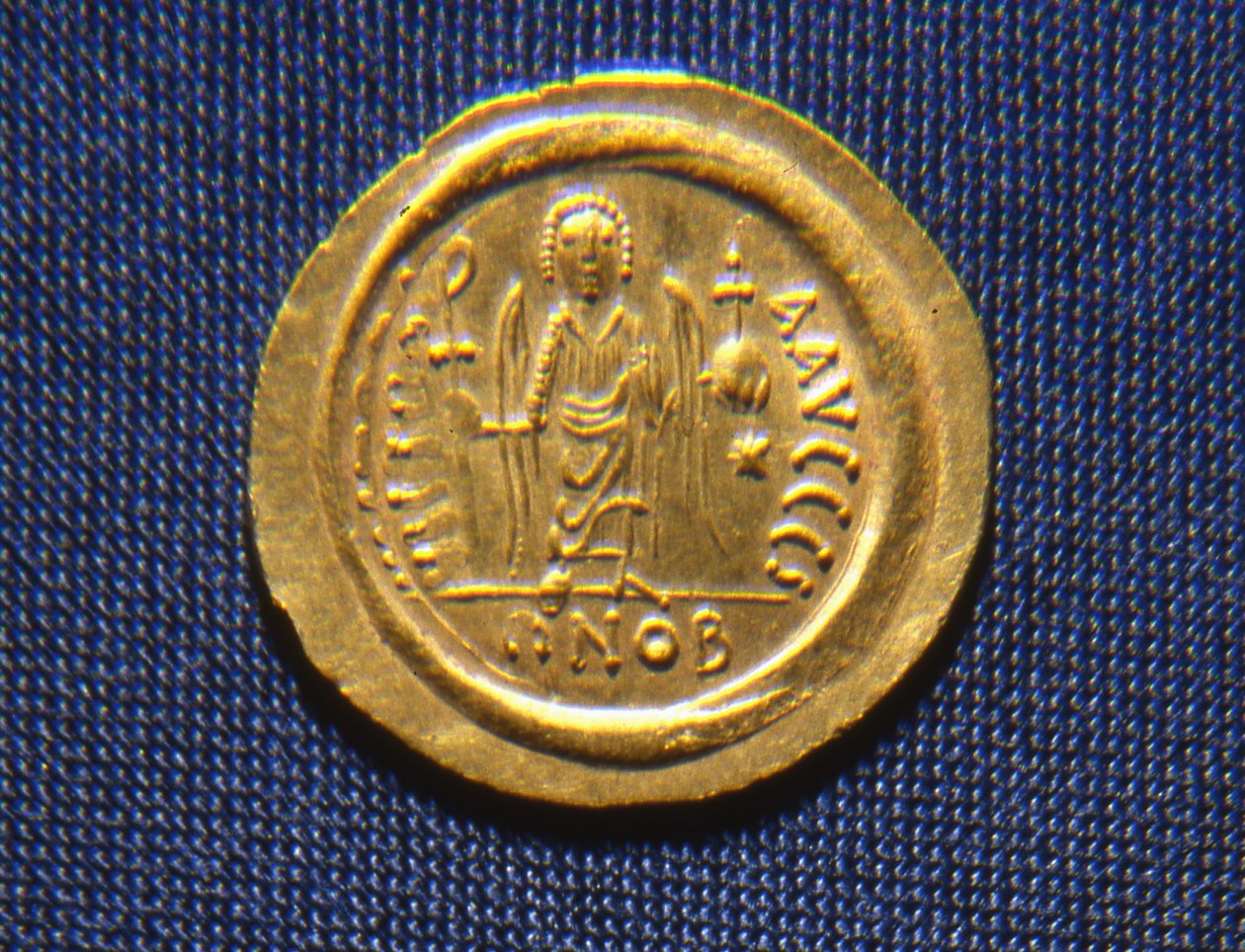 Moneta króla Totili, 541-52 (metalowa) autorstwa Ostrogothic