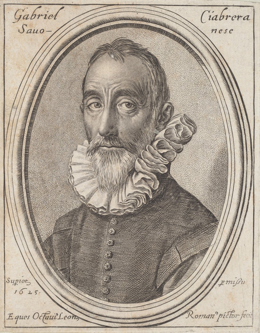 Gabriello Chiabrera autorstwa Ottavio Leoni