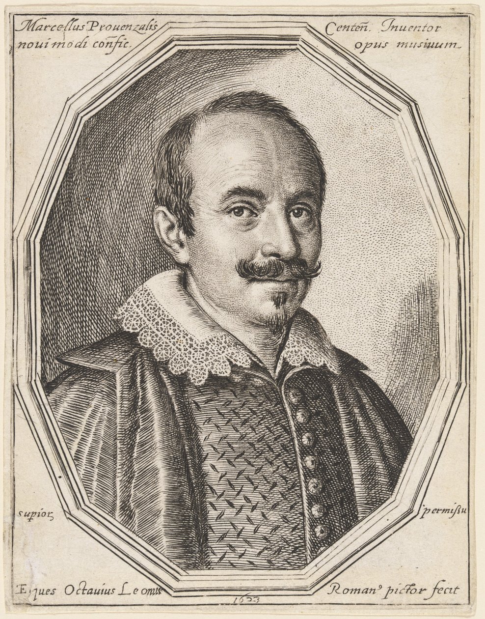 Marcello Provenzale autorstwa Ottavio Leoni