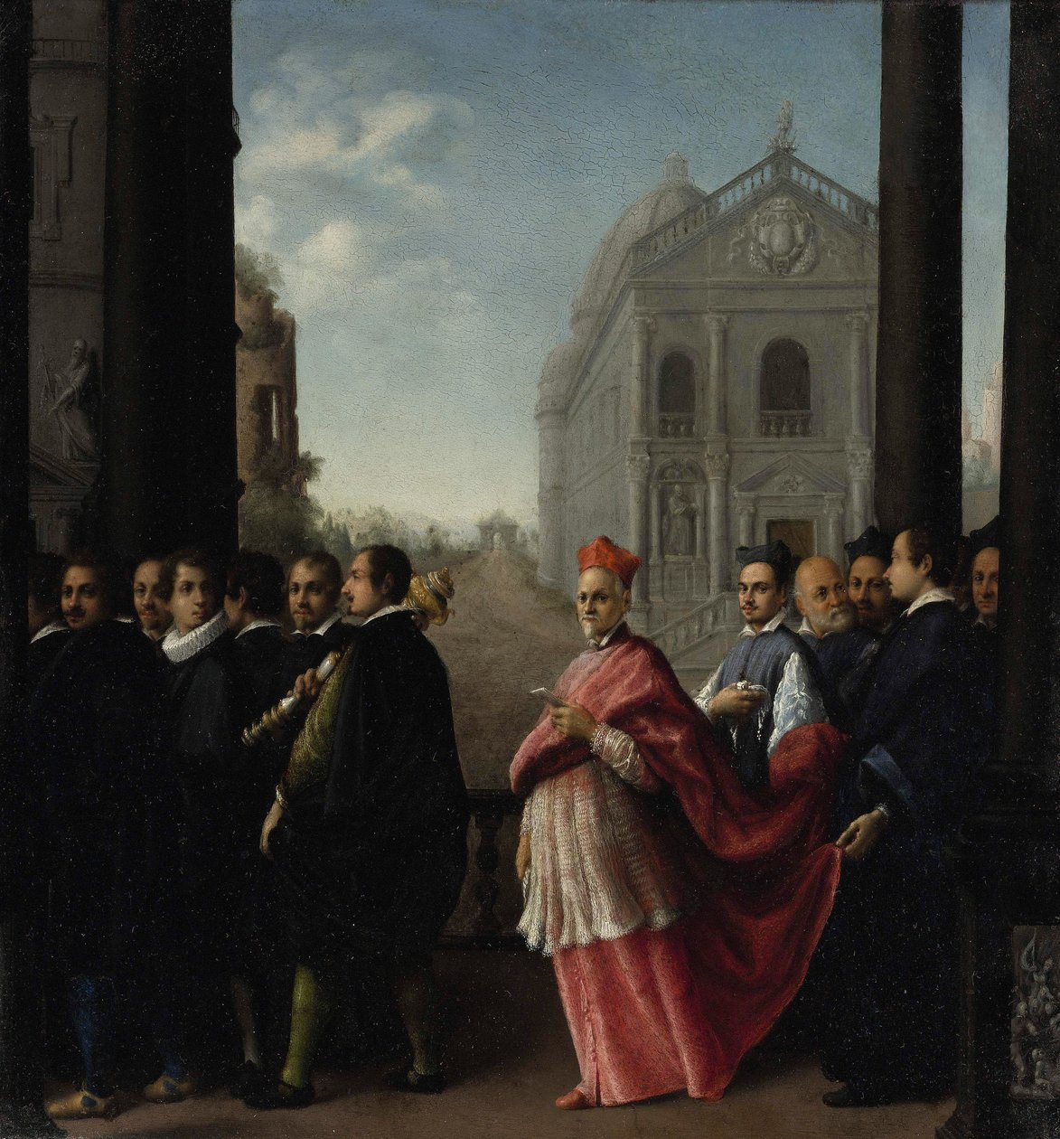 Procesja kardynałów, 1621. autorstwa Ottavio Mario Leoni