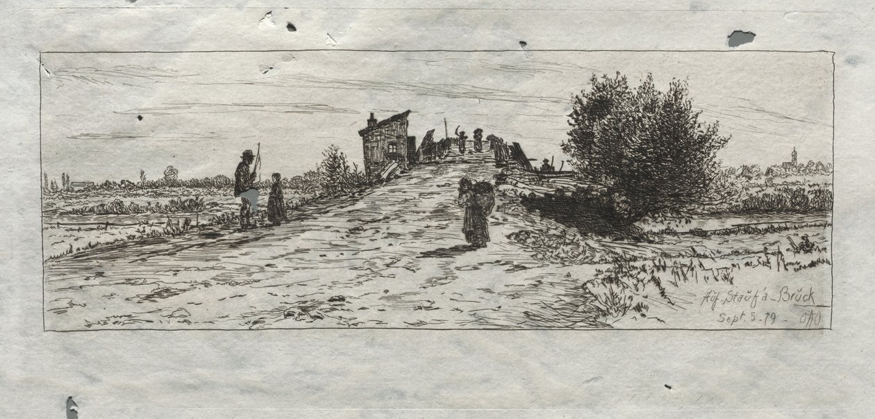 Na Stauf a-Bruck, 1879. autorstwa Otto H. Bacher