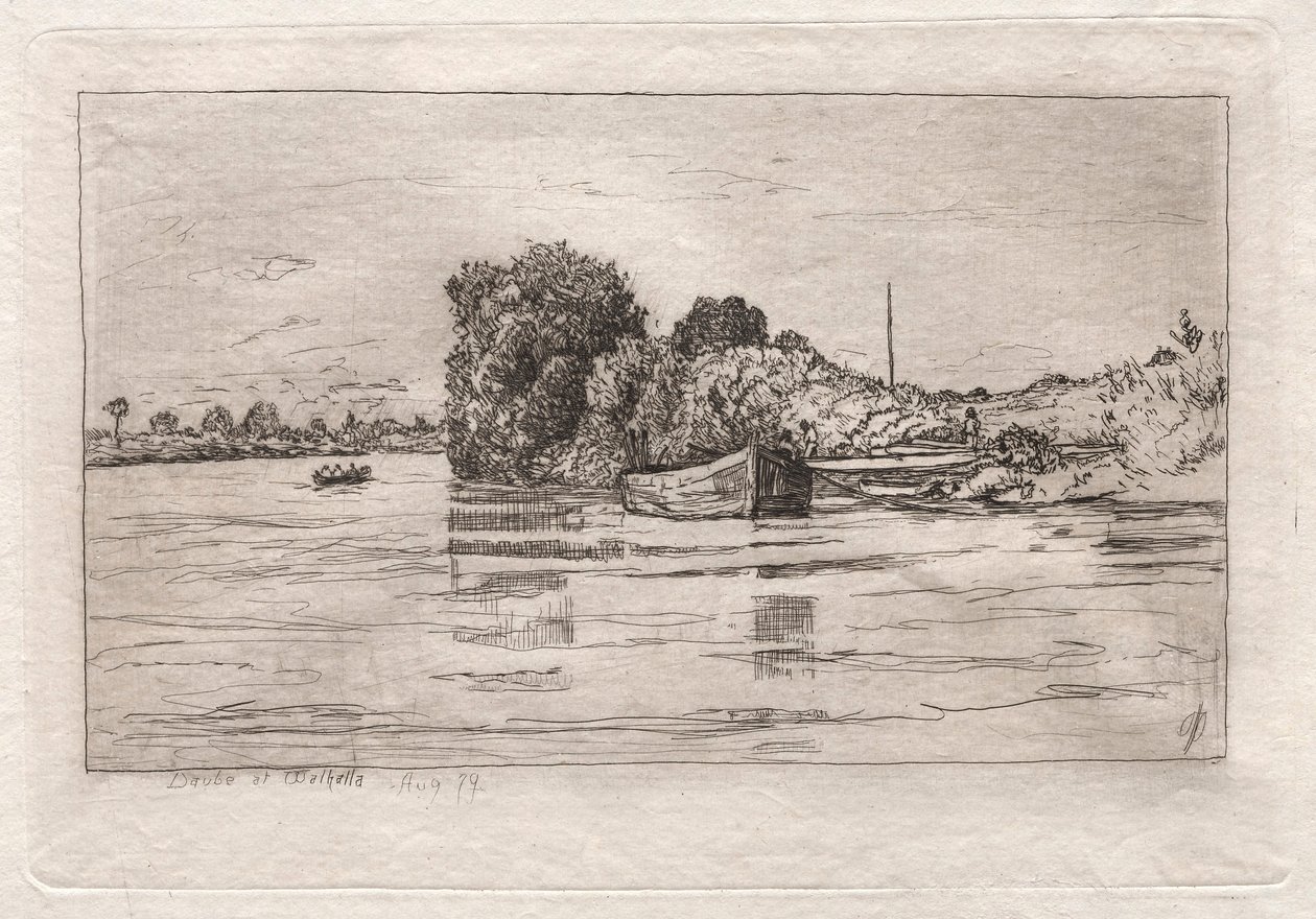 Dunaj w Walhalla, 1879. autorstwa Otto H. Bacher