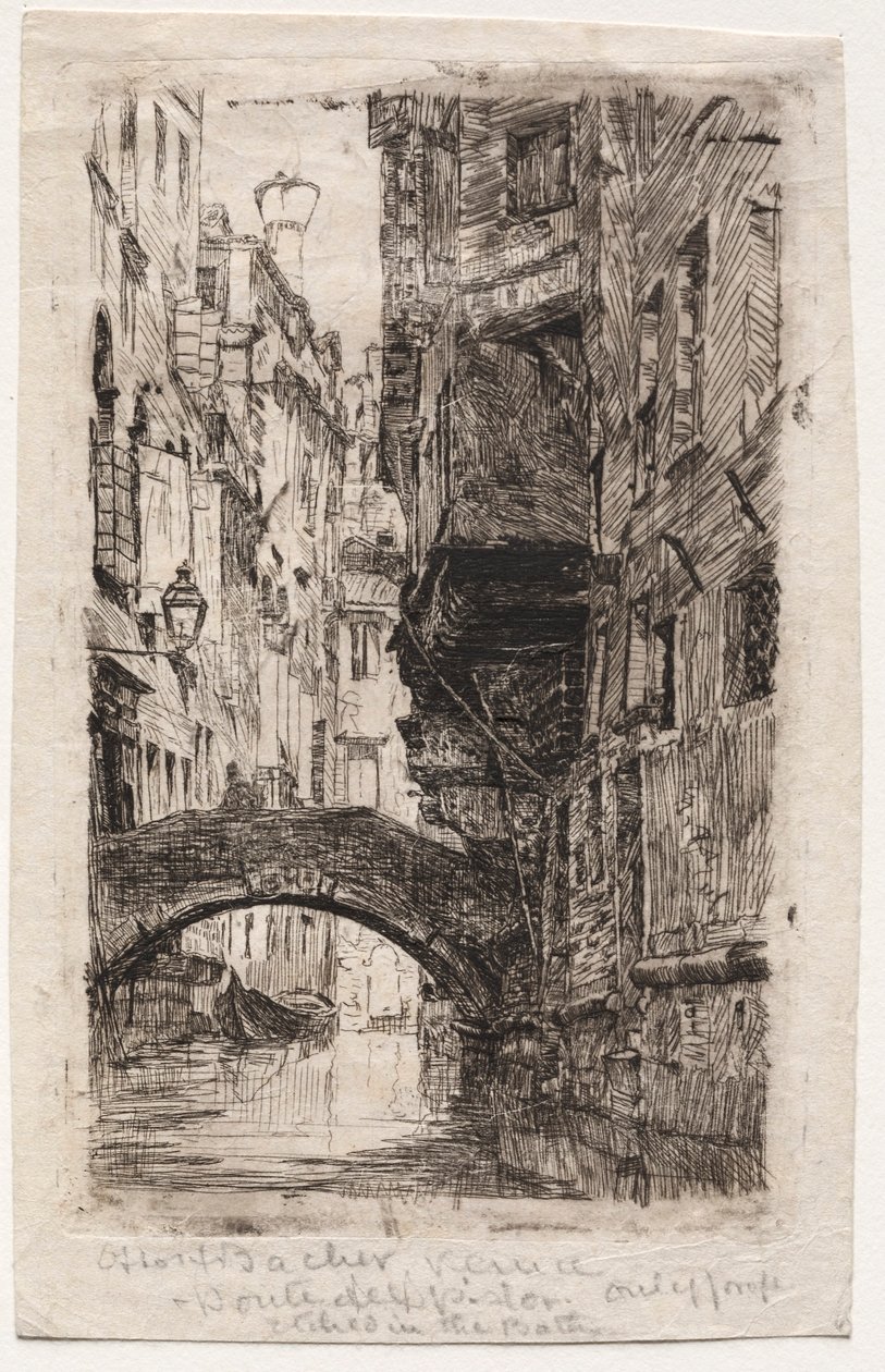 Ponte del Pistor.  autorstwa Otto H. Bacher