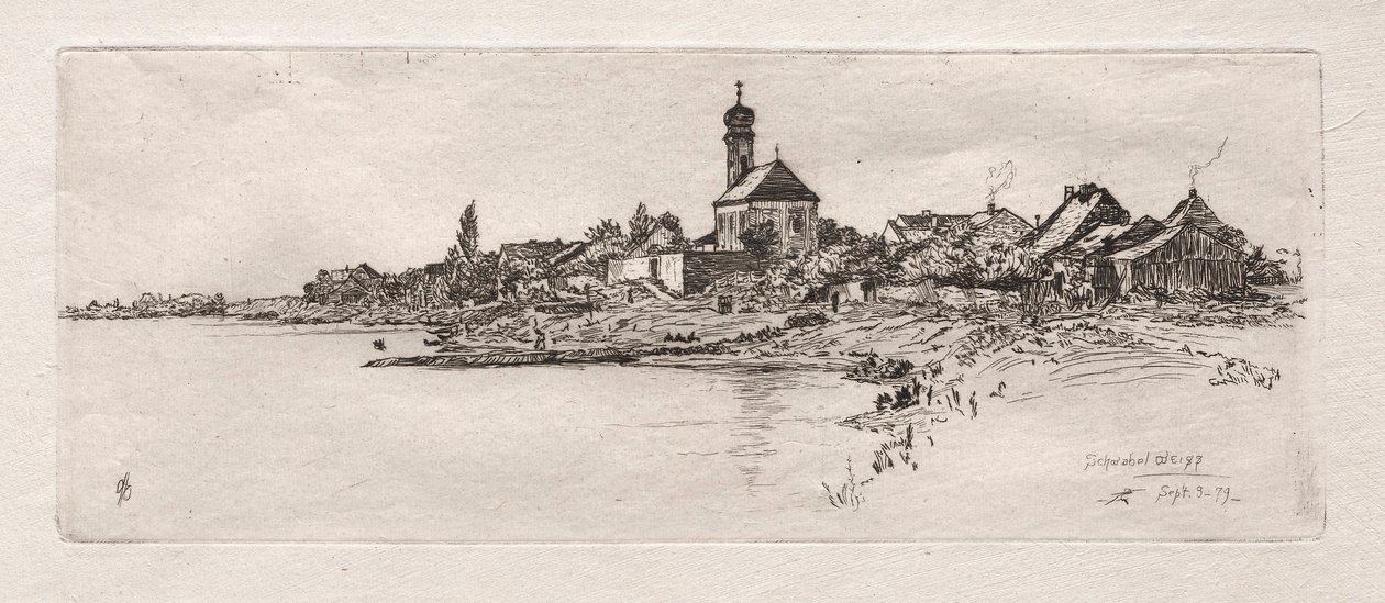 Schwabel Weissa, 1879. autorstwa Otto H. Bacher