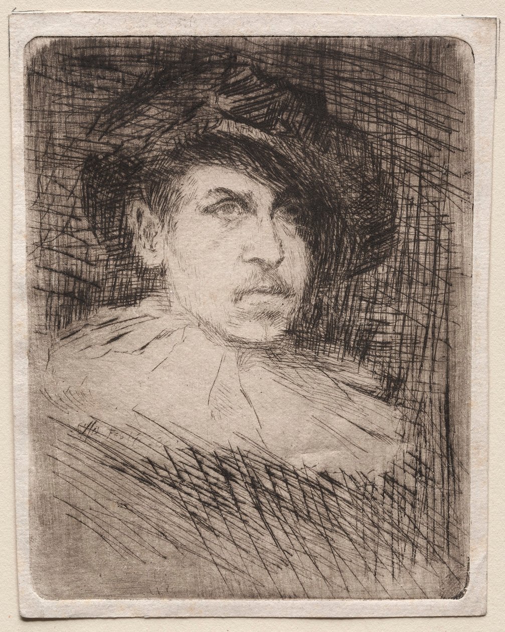 Autoportret w kostiumie, 1880. autorstwa Otto H. Bacher
