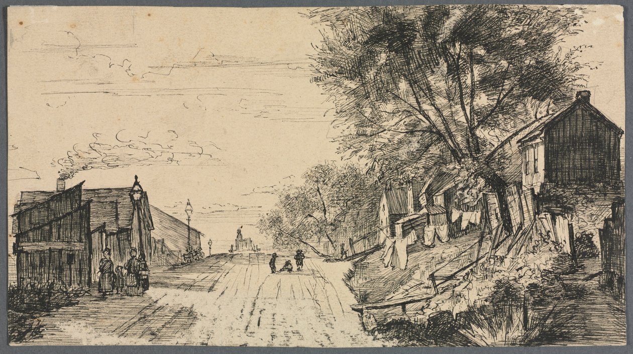Spring Street, Cleveland autorstwa Otto H. Bacher