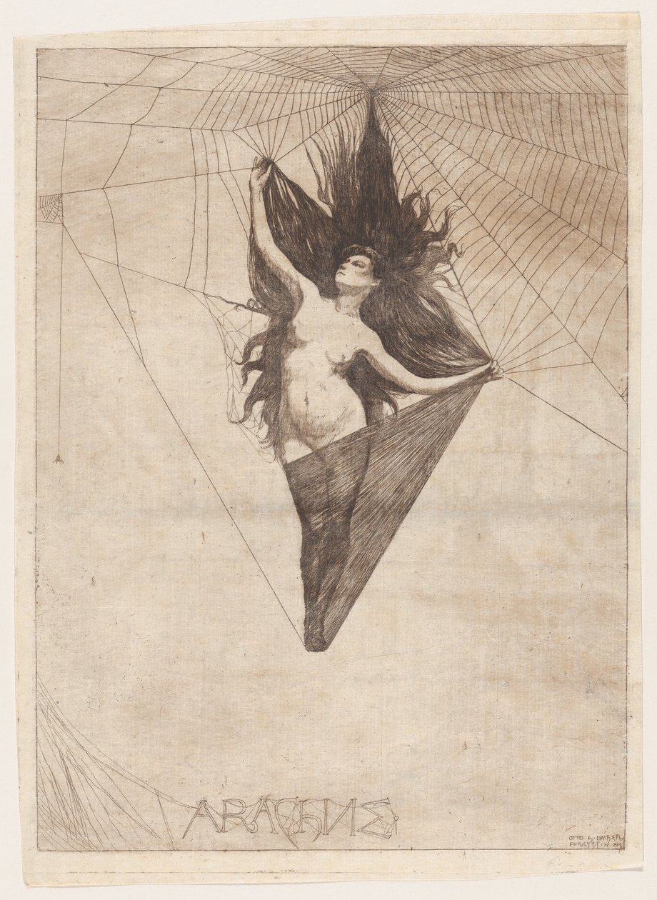 Arachne, 1884., 1884. autorstwa Otto Henry Bacher