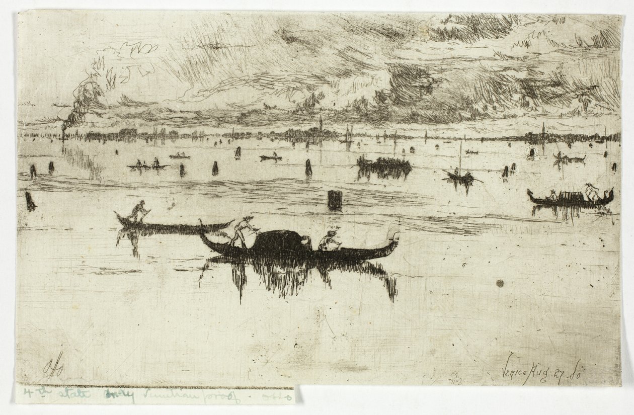 laguna veneta autorstwa Otto Henry Bacher