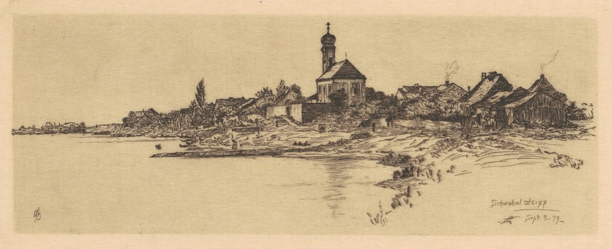 Schwabelweiss, 1879. autorstwa Otto Henry Bacher