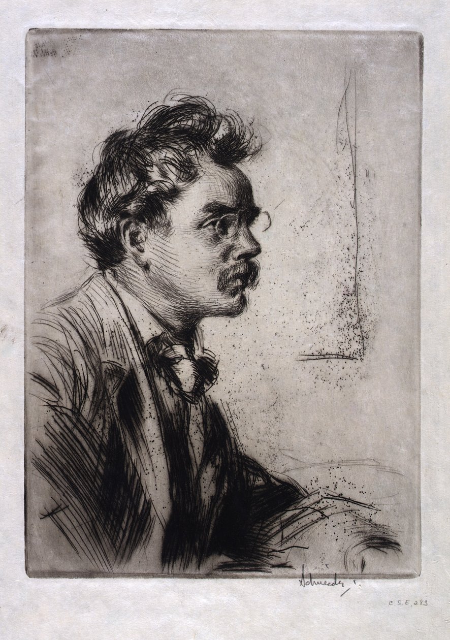 Portret B.J.O. Nordfelta autorstwa Otto J. Schneider