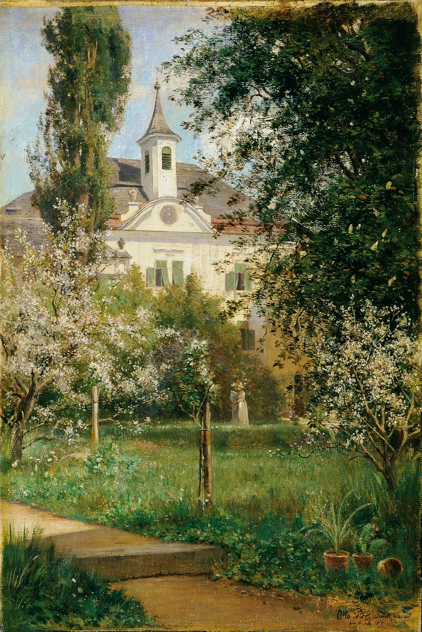 Zamek Gerasdorf autorstwa Otto Seraphim Peters
