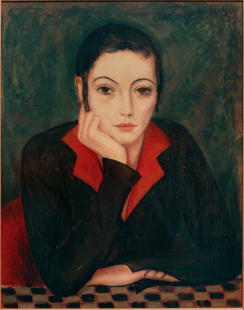 Portret młodej kobiety autorstwa Otto von Waetjen