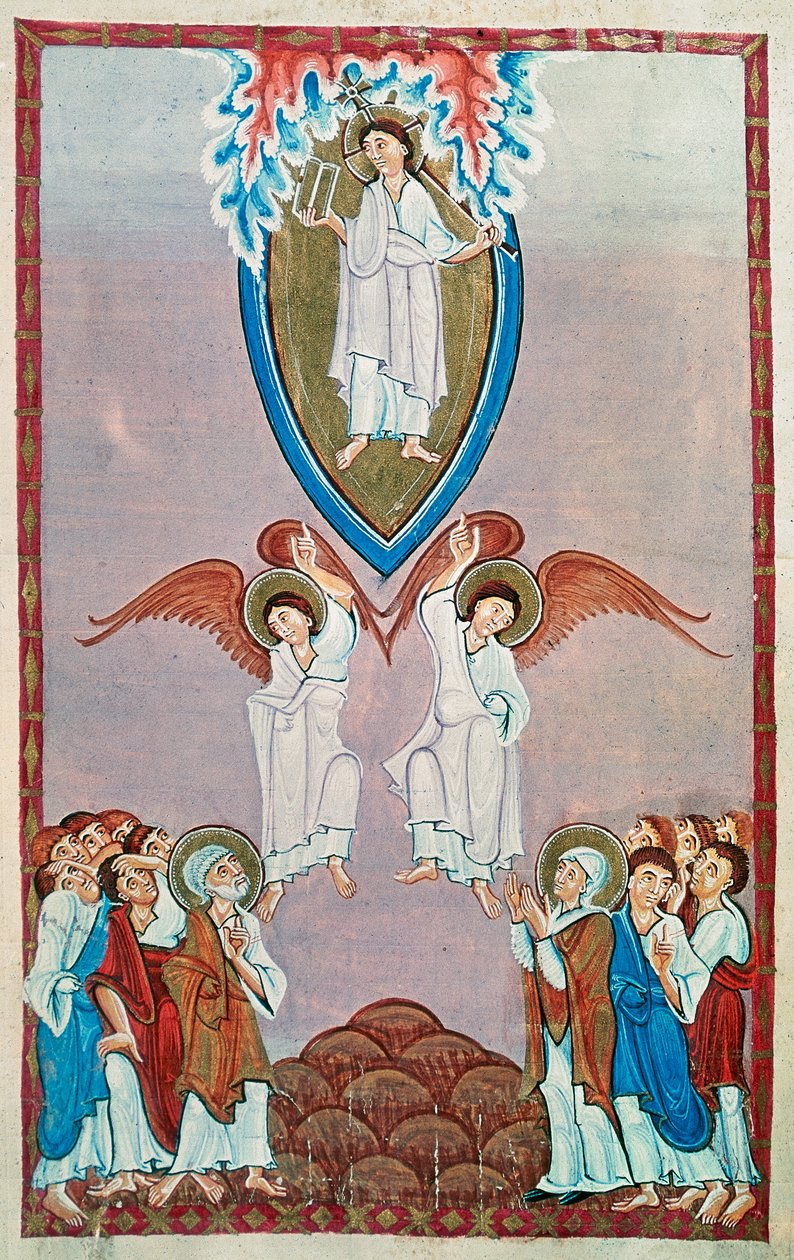 Ms 91 f.96 Wniebowstąpienie autorstwa Ottonian