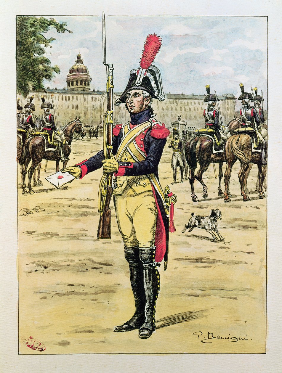 Elitarny Legion Żandarmerii, 1801-02 autorstwa P. Benigni