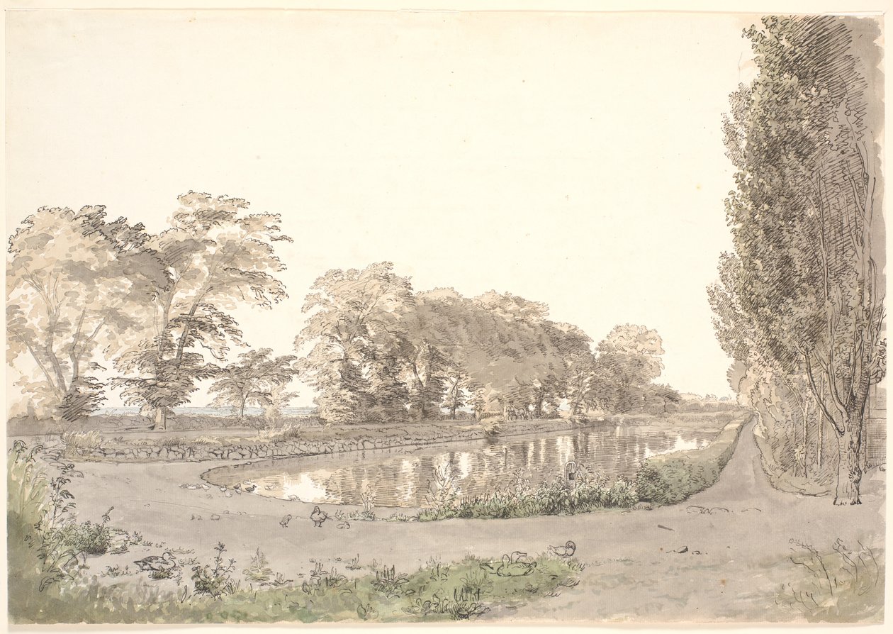 Staw w Vogneserup autorstwa P.C. Skovgaard
