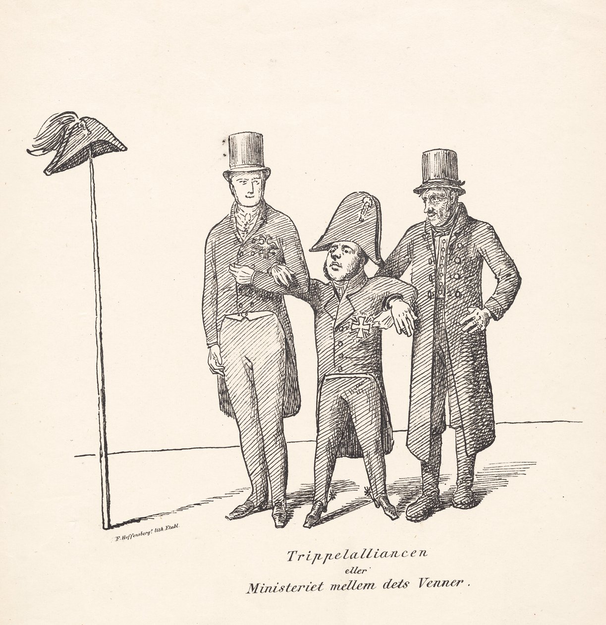 Trippelalliansen autorstwa P.C. Skovgaard