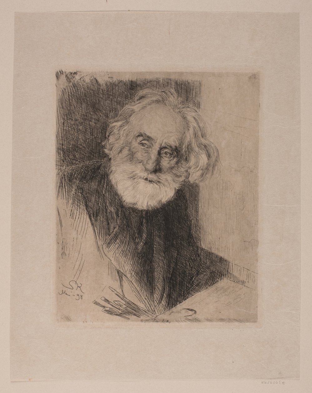 Portret Vilhelma Kyhn autorstwa Peder Severin Krøyer