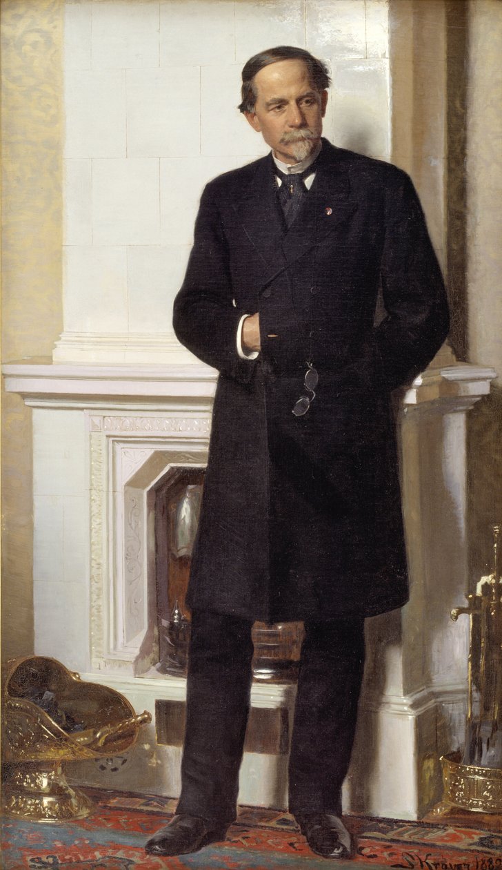 Portret architekta F. Meldahl autorstwa Peder Severin Krøyer