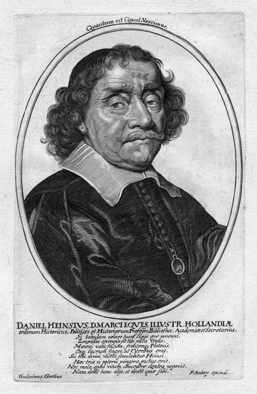 wyryty portret autorstwa P. Aubry daprès W. Groot