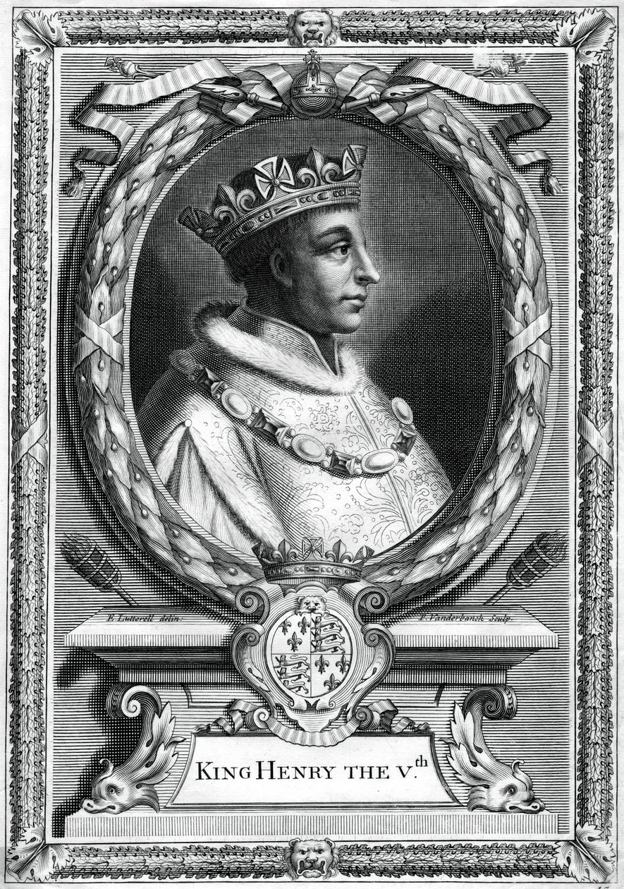 Henryk V, król Anglii. autorstwa P. Vanderbanck