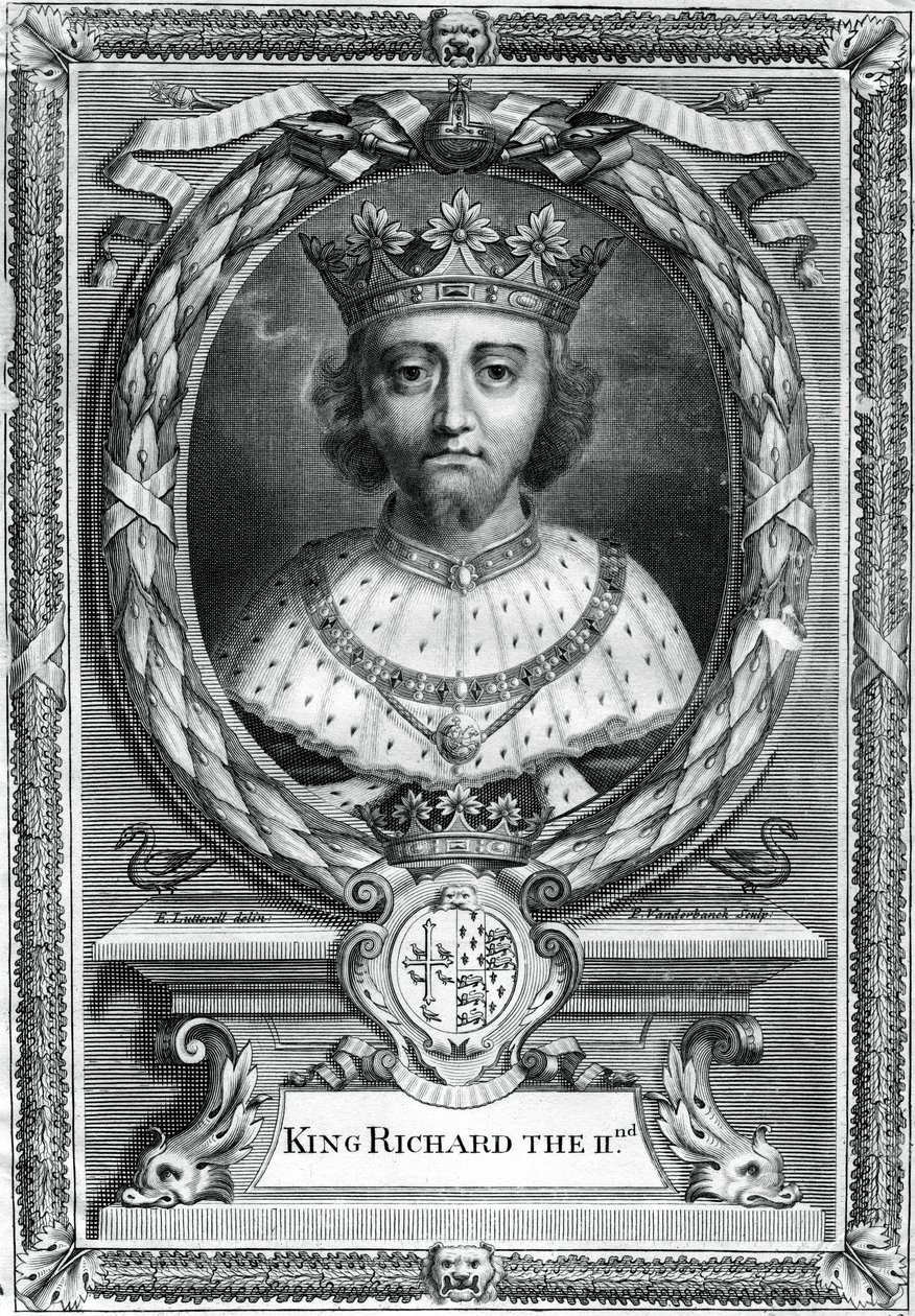 Ryszard II, król Anglii. autorstwa P. Vanderbanck