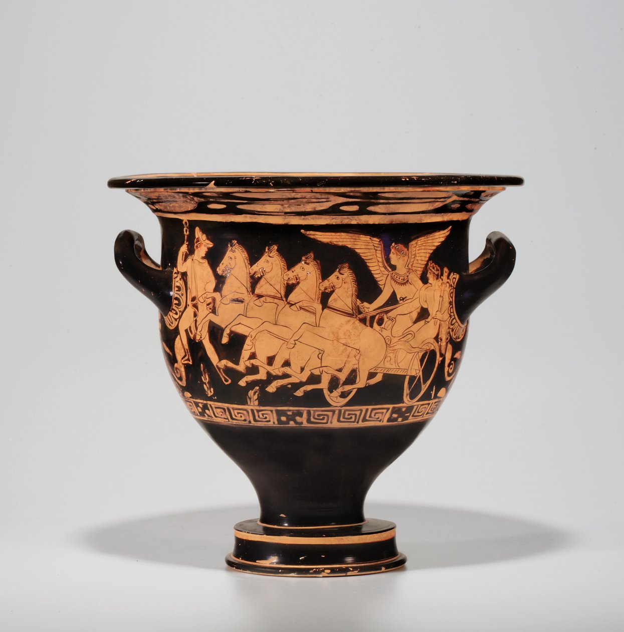 Czerwonofigurowy dzwon-krater na strychu, ok. 390-370 p.n.e. autorstwa Painter of London F64