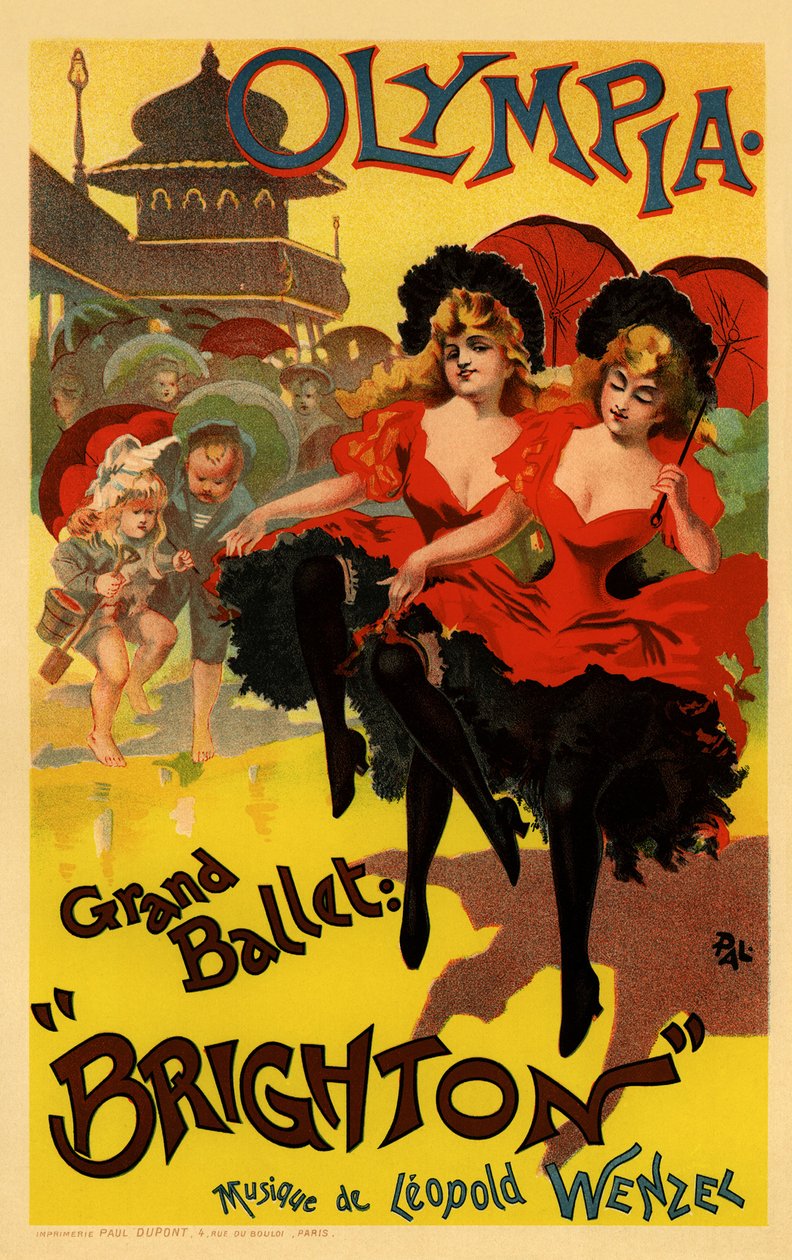 Plakat Olimpijski, c. 1900 autorstwa Pal
