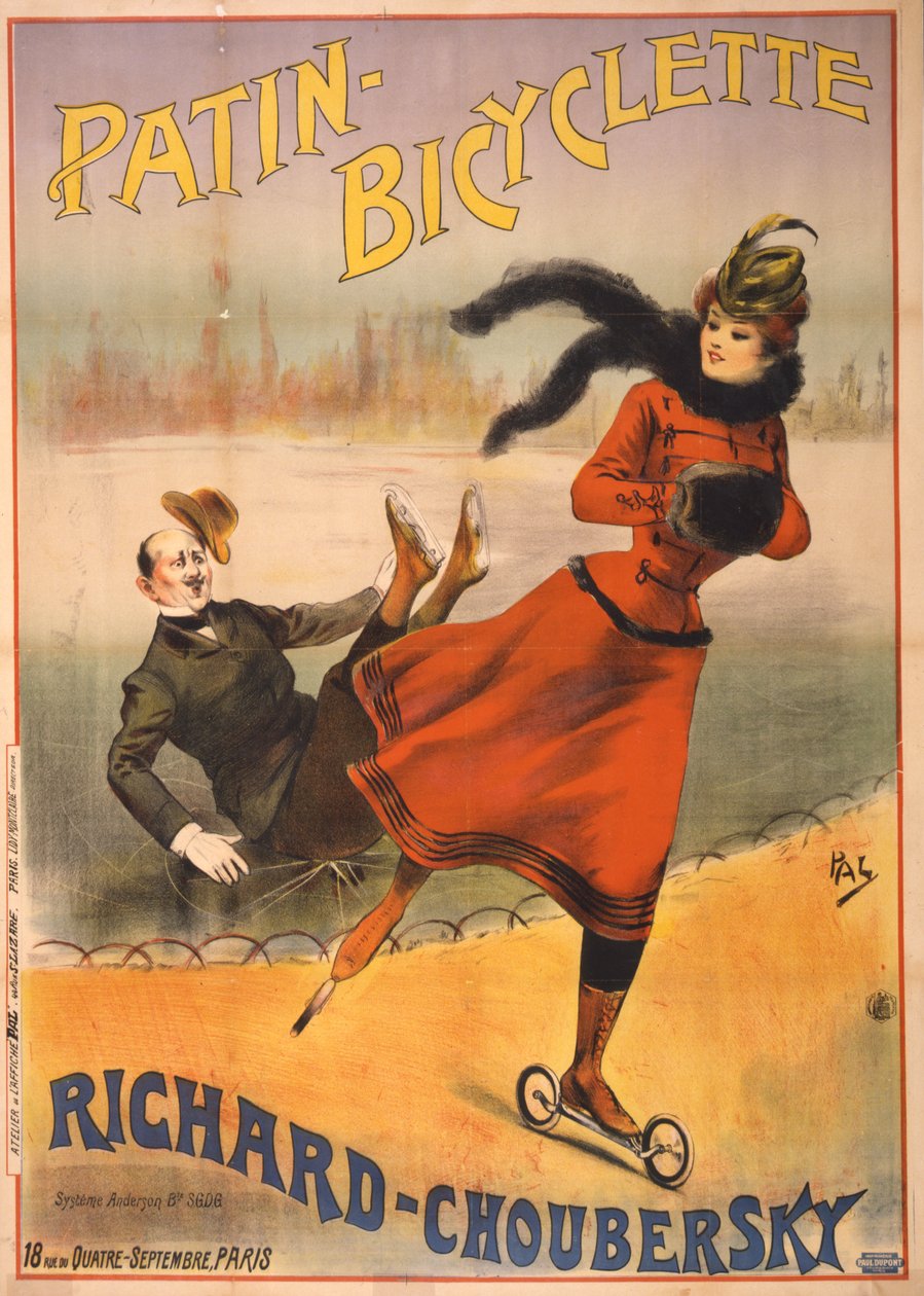 Skate-rower - Richard-Choubersky, 1890 autorstwa Pal