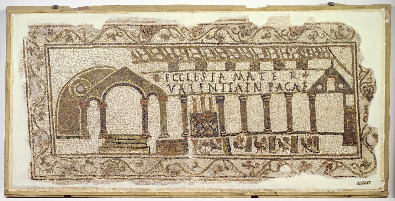 Stela „Ecclesia Mater” (mozaika) autorstwa Paleo Christian