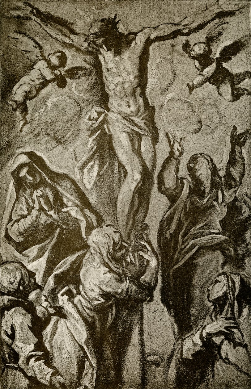 Chrystus na krzyżu autorstwa Palma Il Giovane