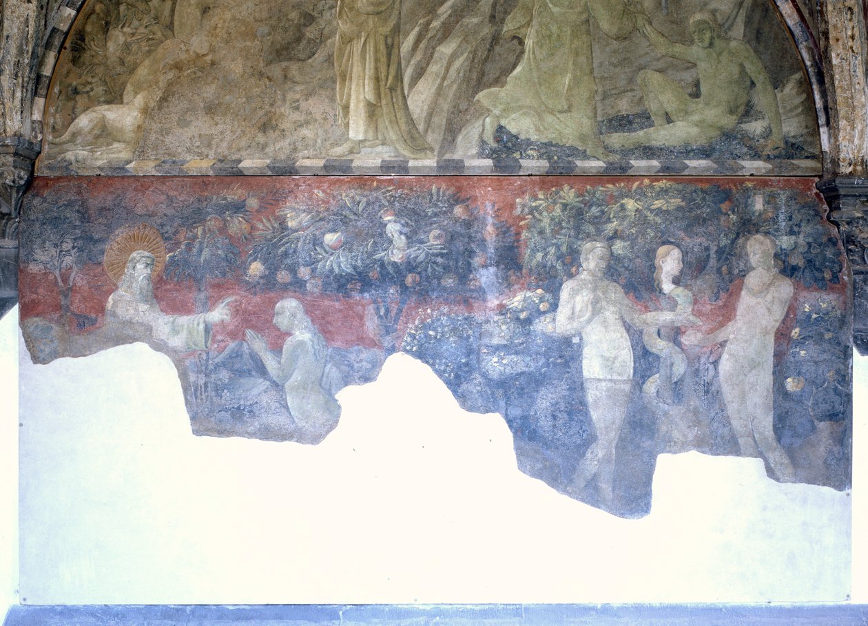 Adam i Ewa, ok. 1424-25 autorstwa Paolo Uccello