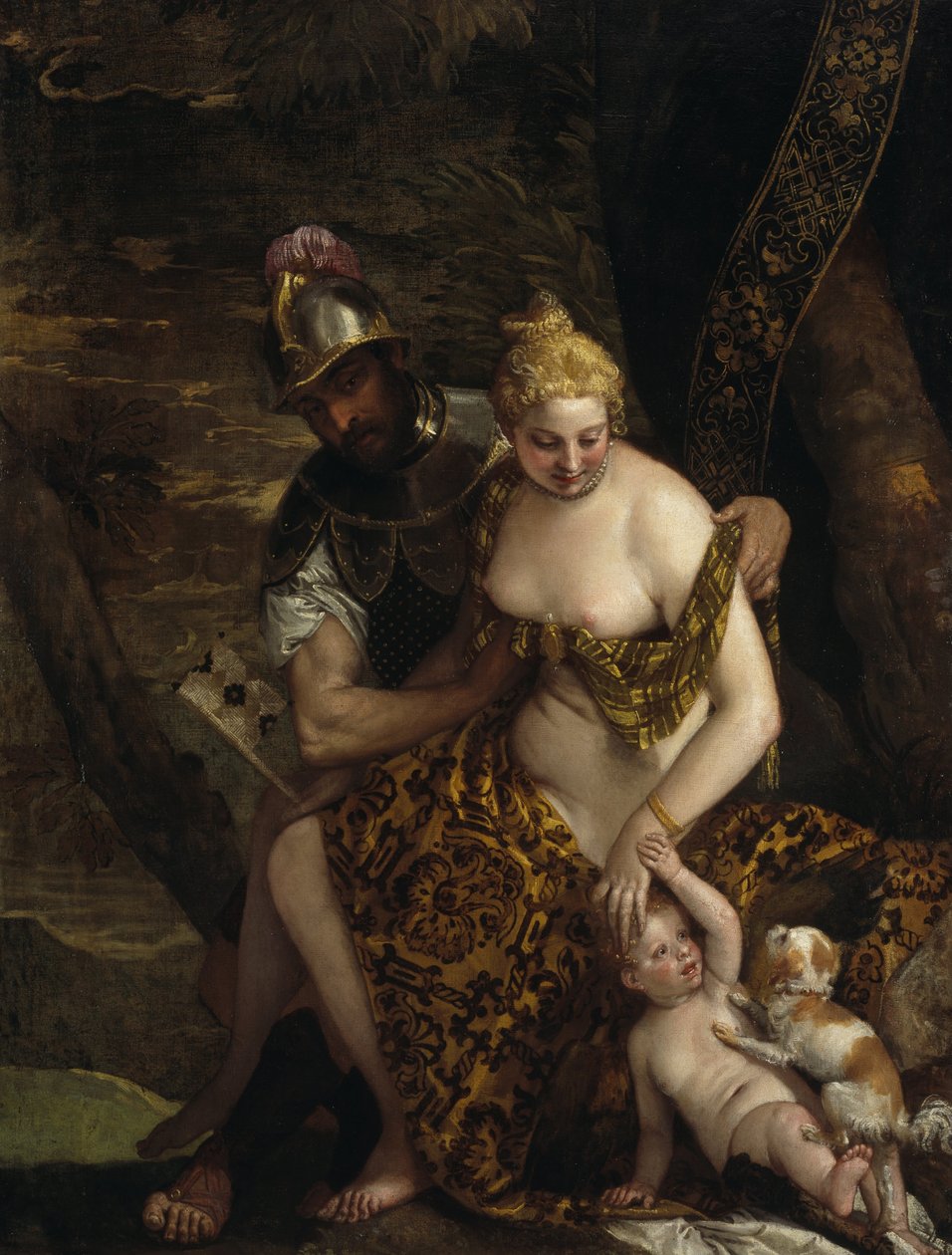 Mars, Wenus i Kupidyn autorstwa Paolo Veronese