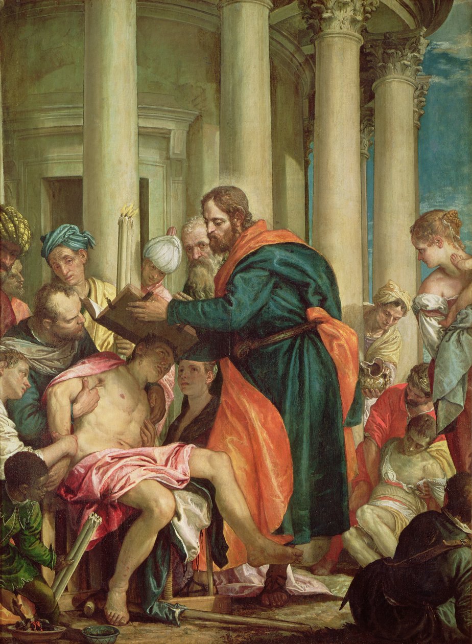 Cud św. Barnaby, ok.1566 autorstwa Paolo Veronese