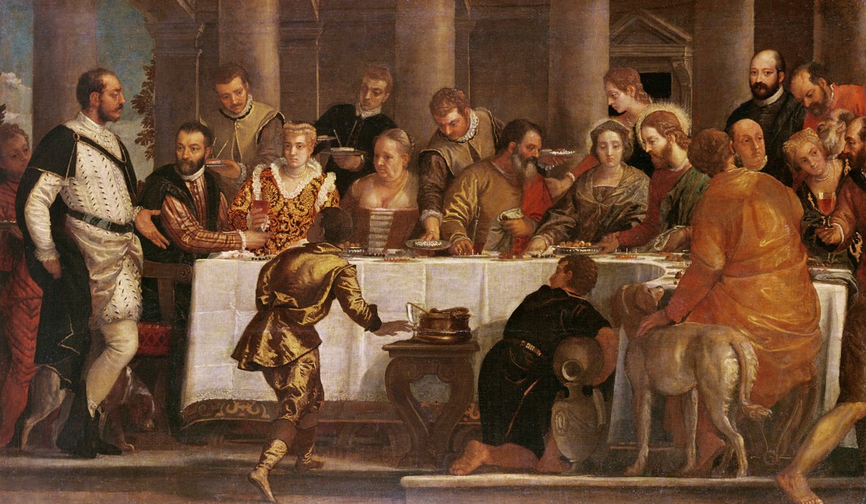 Uczta weselna w Cana autorstwa Paolo Veronese